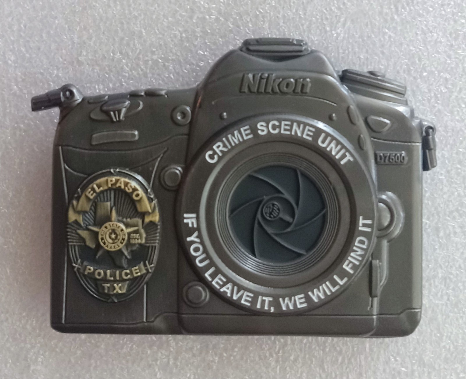 EL PASO POLICE CRIME SCENE UNIT CHALLENGE COIN sheriff csi csu detective TEXAS