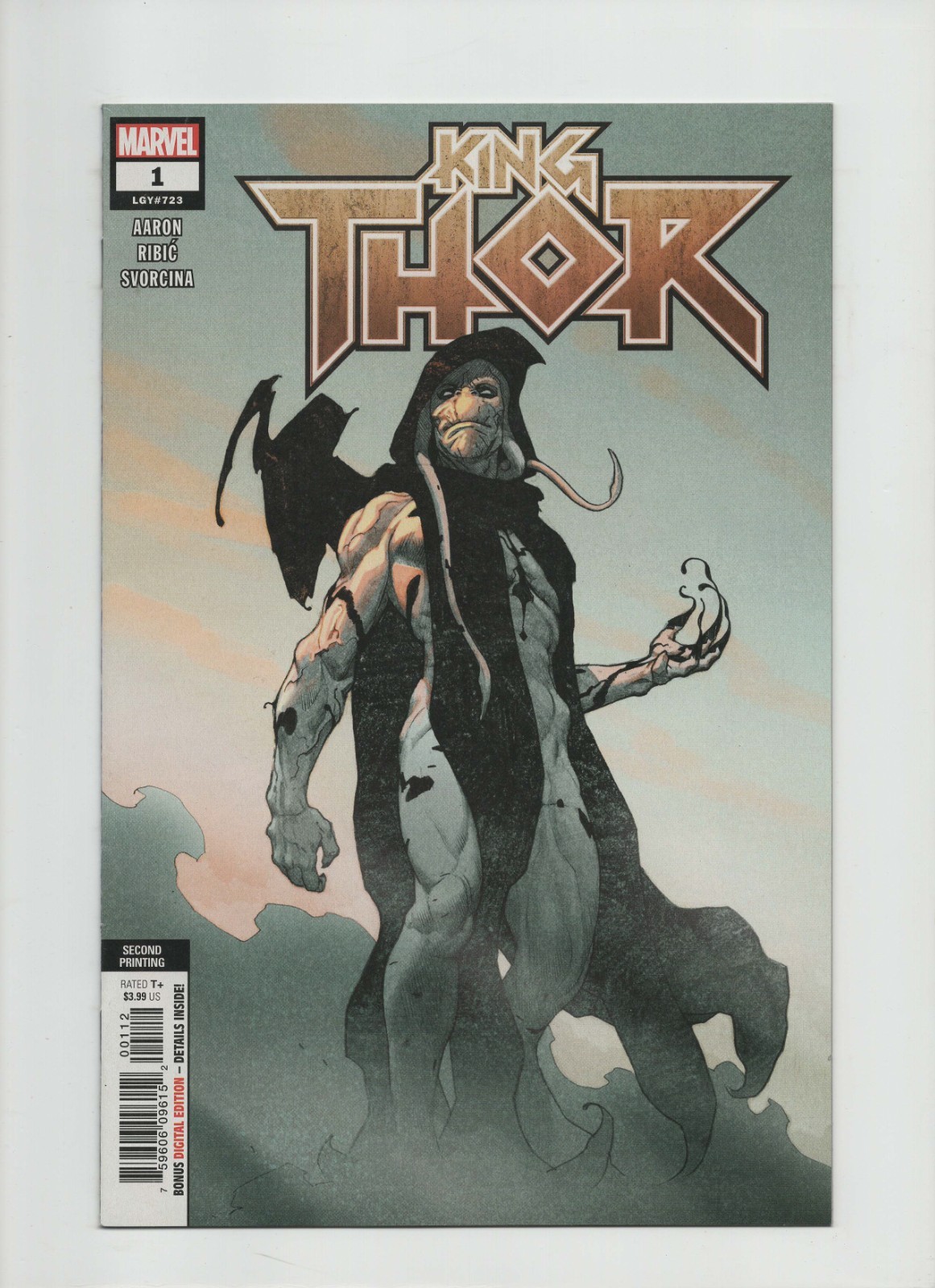 King Thor #1 Esad Ribic 2nd Print Gorr Variant NM 2019 - Never Read