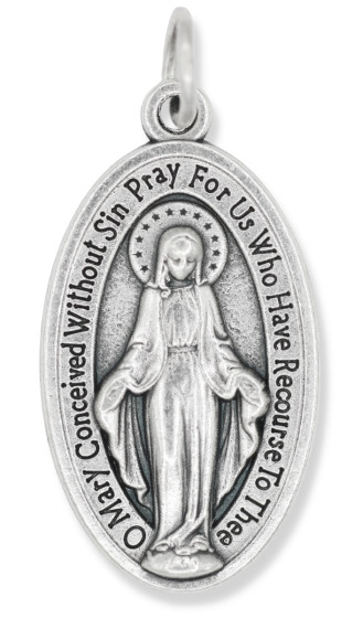 Miraculous Medal 1 1/8\