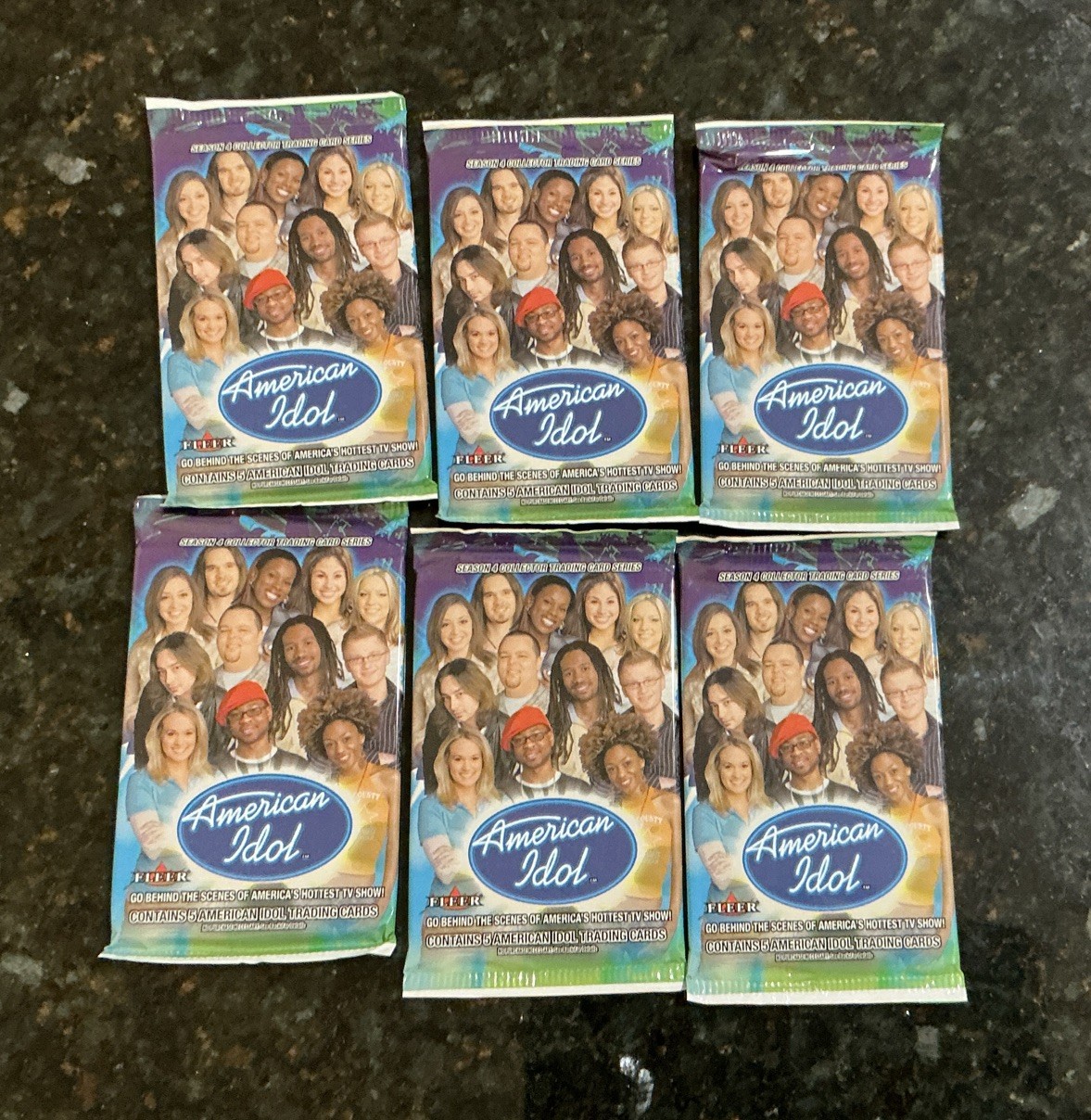 American Idol Season 4 Fleer 6 Brand New Unopened Packs