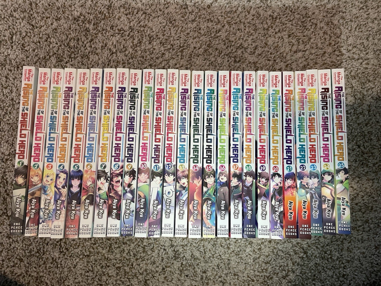 The Rising Of The Shield Hero English Manga Lot Volumes 1-25 Aiya Kyu