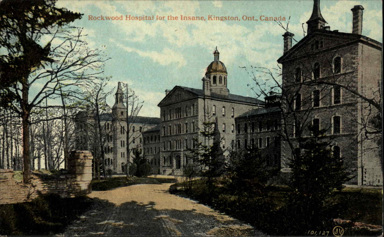 Vintage Postcard Kingston Ontario ON Rockwood Hospital for the Insane