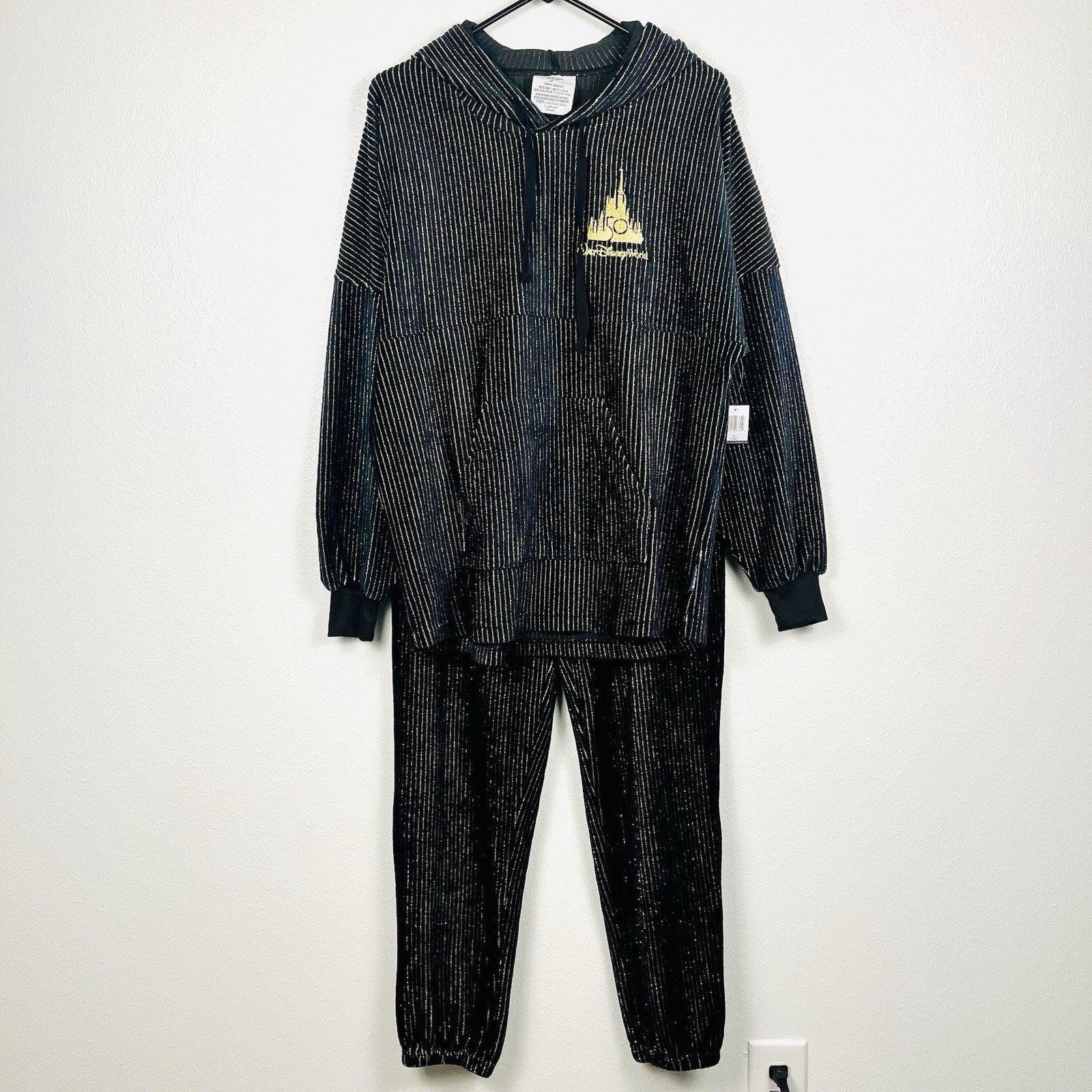 NWT Disney Parks 50th Spirit Jersey Hoodie & Pant Two-Piece Set Adult Small