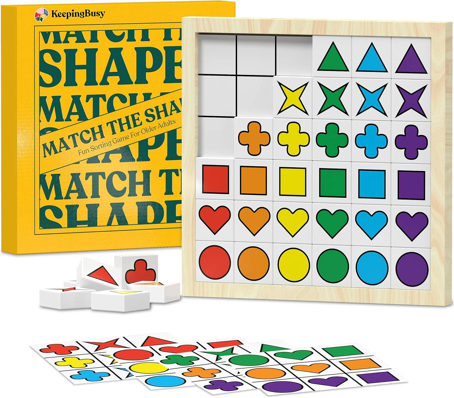 Keeping Busy Match Shapes Dementia Activities for Seniors | Alzheimer Products f