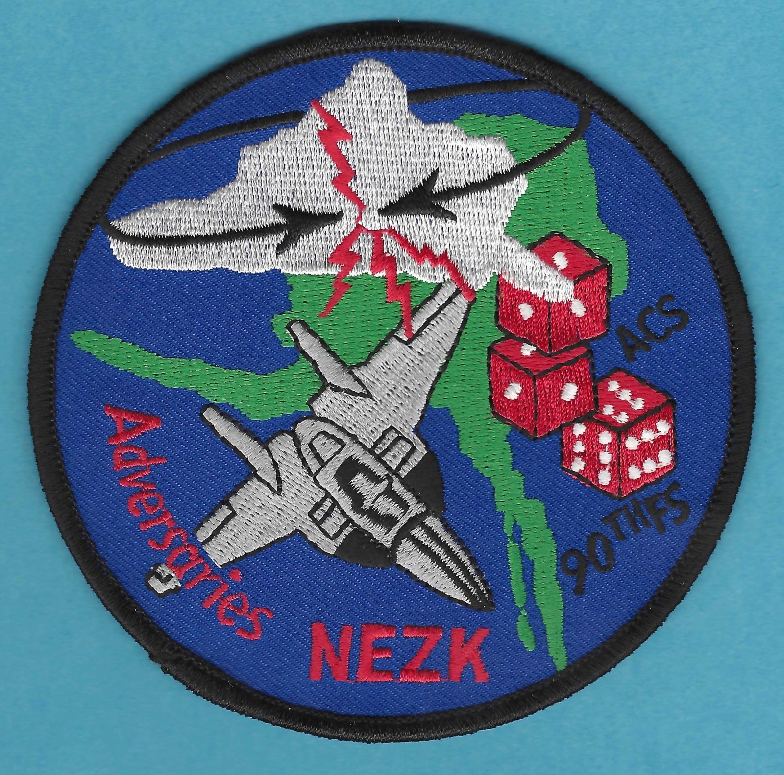 UNITED STATES AIR FORCE 90TH FIGHTER SQUADRON F-15E STRIKE EAGLE PATCH