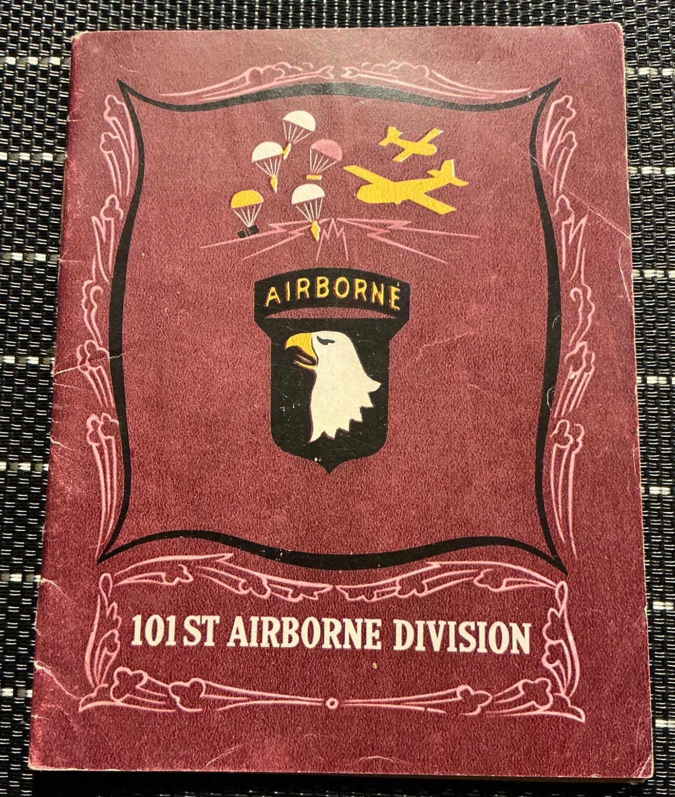 WWII Wartime Printed 101st Airborne Division Unit History Booklet