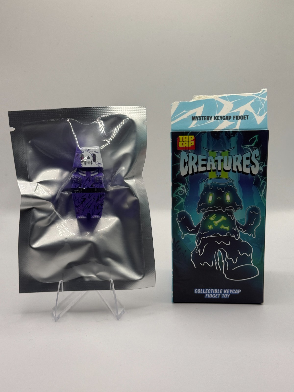 TapCap Creatures II Glowbones Core Lacy Clix Keycap Fidget Sealed No Box