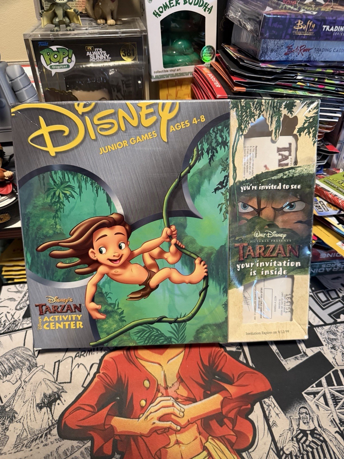Vintage 1999 Disney Tarzan ActivityCenter PC CD-ROM Windows 95/98 factory Sealed