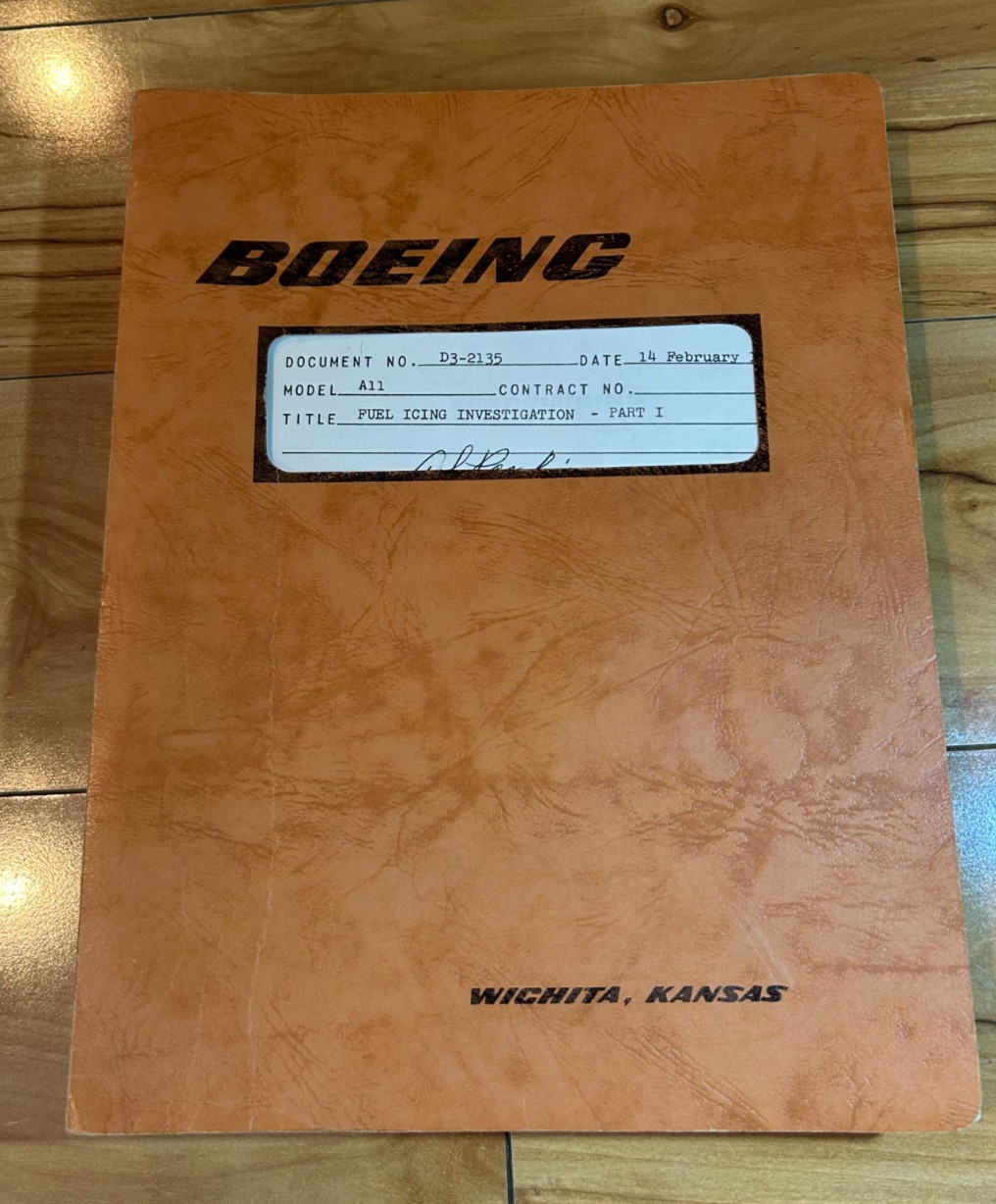 Boeing Document No.D3-2135 Technical Report from 1959 all Model