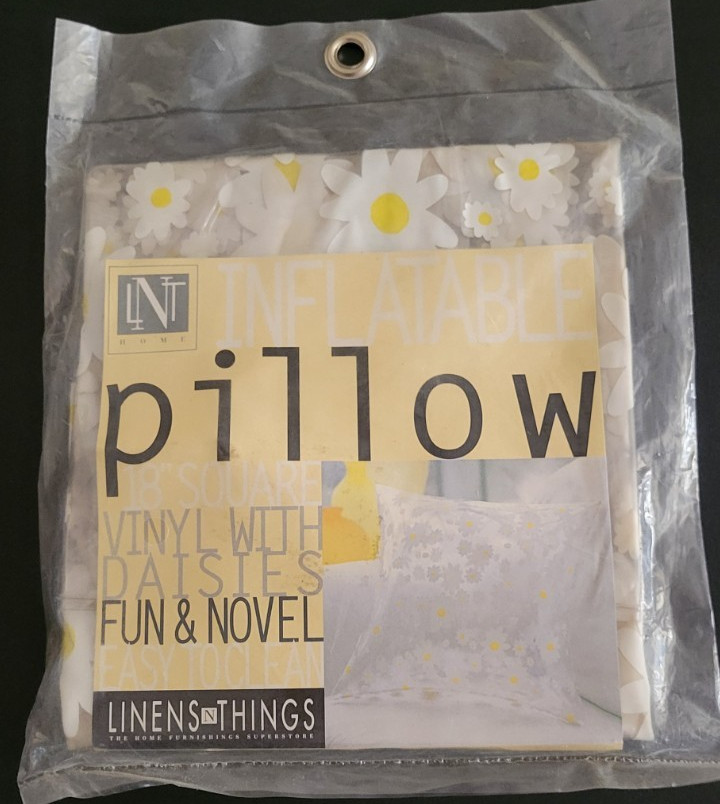 Rare Vinyl Inflatable Pillow. Appr 15
