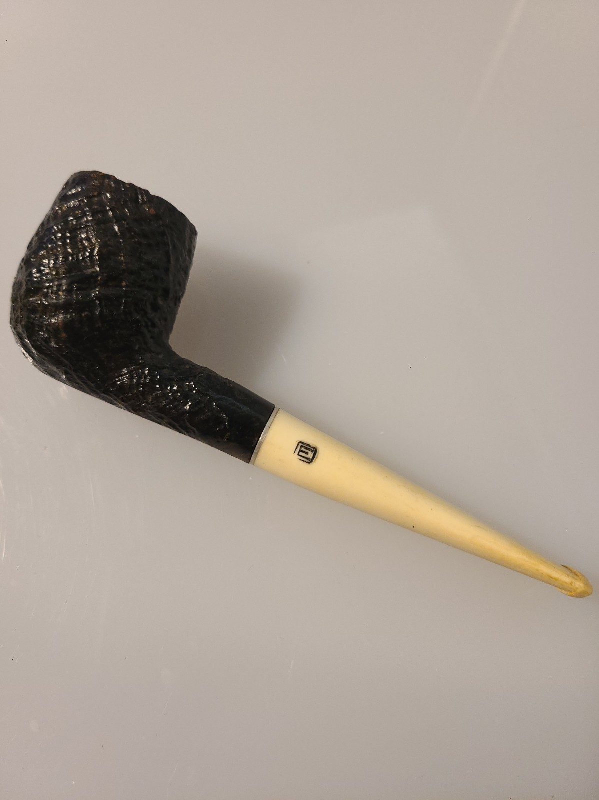 Vintage medico Ebony Imported Briar Tobacco Pipe Used