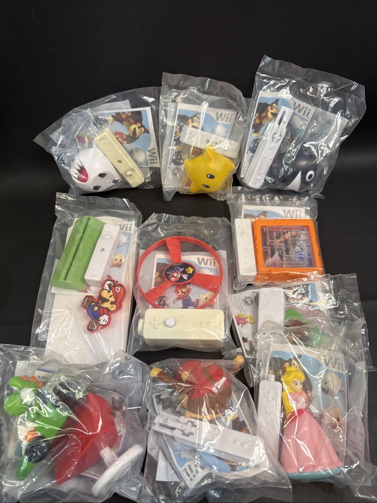 Nintendo Wii 2008 Burger King kids Club toys Complete Set of 10