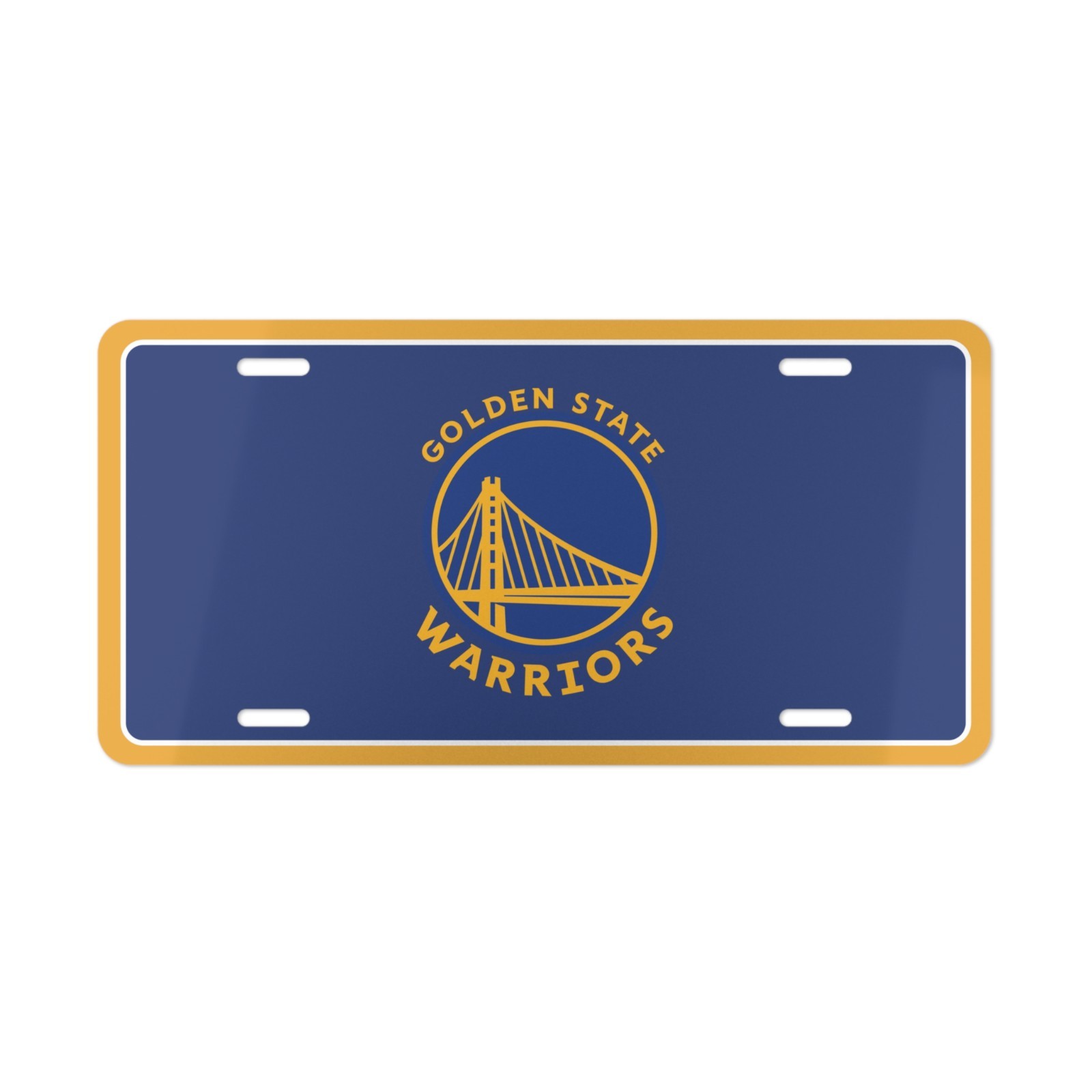 Golden State Warriors Vanity Plate – NBA Team Car Tag Gift for Basketball Fans