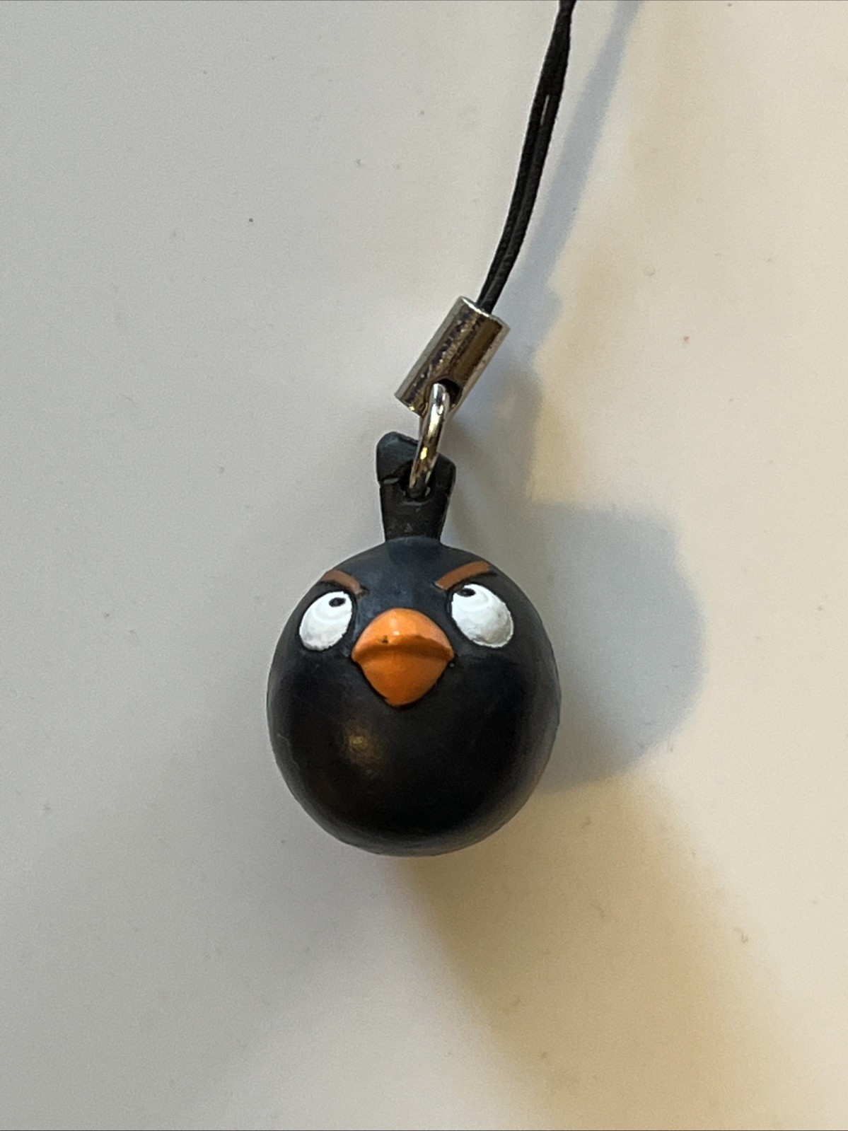 2012 Rovio Entertainment Ltd. Angry Birds Game Bomb Bird PVC Official Keychain