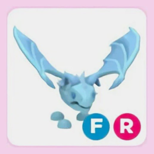 Adopt Me Frost Dragon FR - Fly Ride Frost Dragon