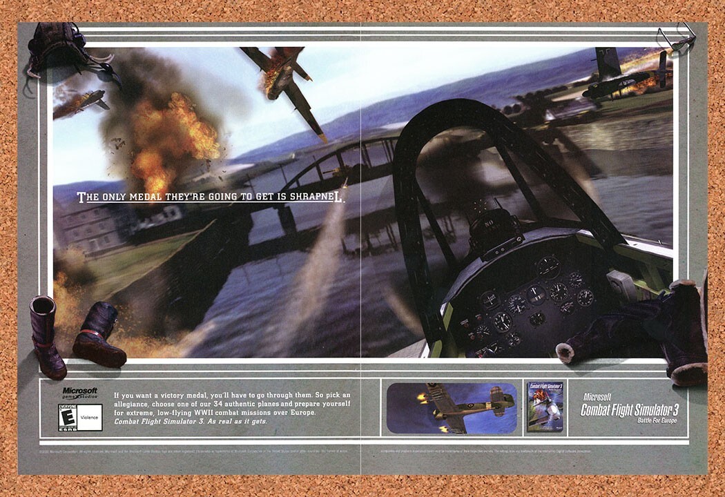 2003 Flight Simulator PC Original Advertisement / Promo v1