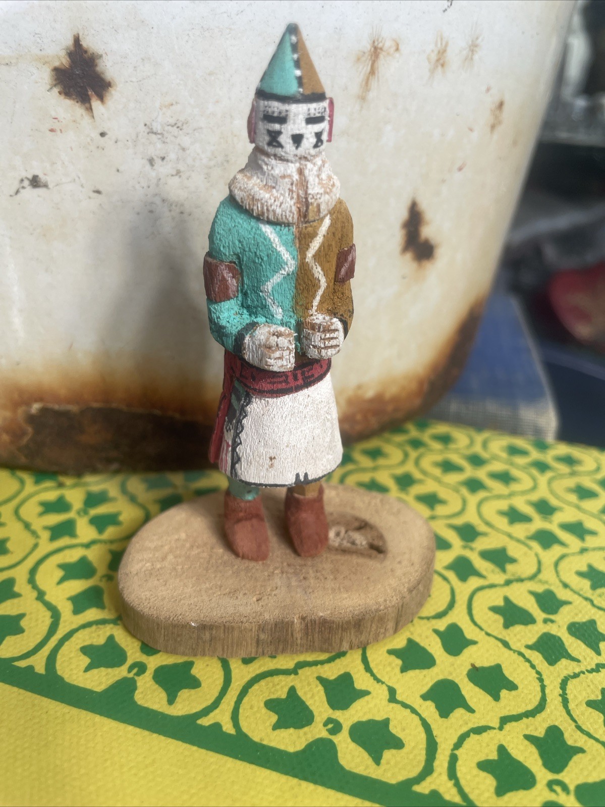 Native American Spirit Of The Sky Tini Kachina Katsina Doll Signed Randy 