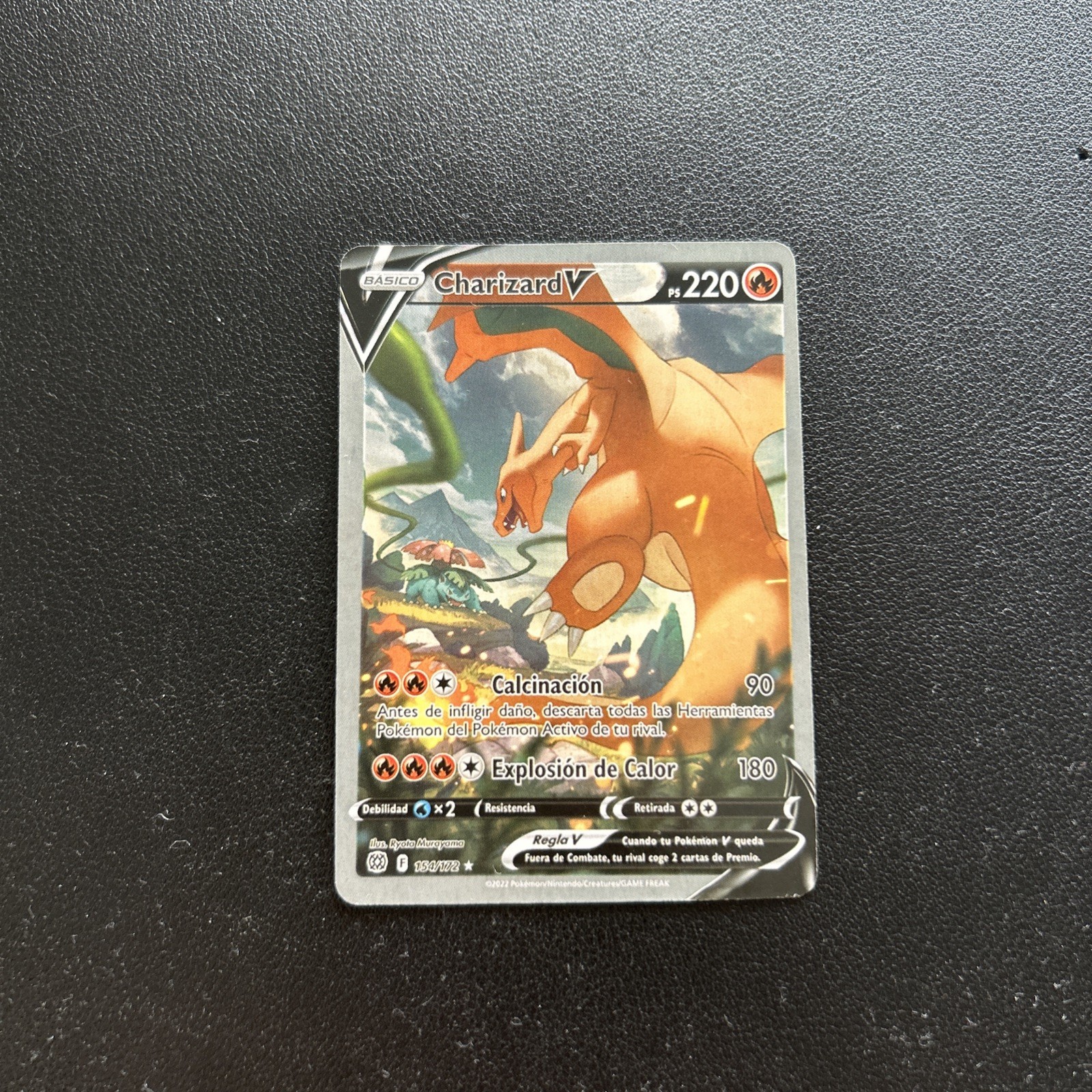 Charizard V #154/172 NM Brilliant Stars Pokemon Card