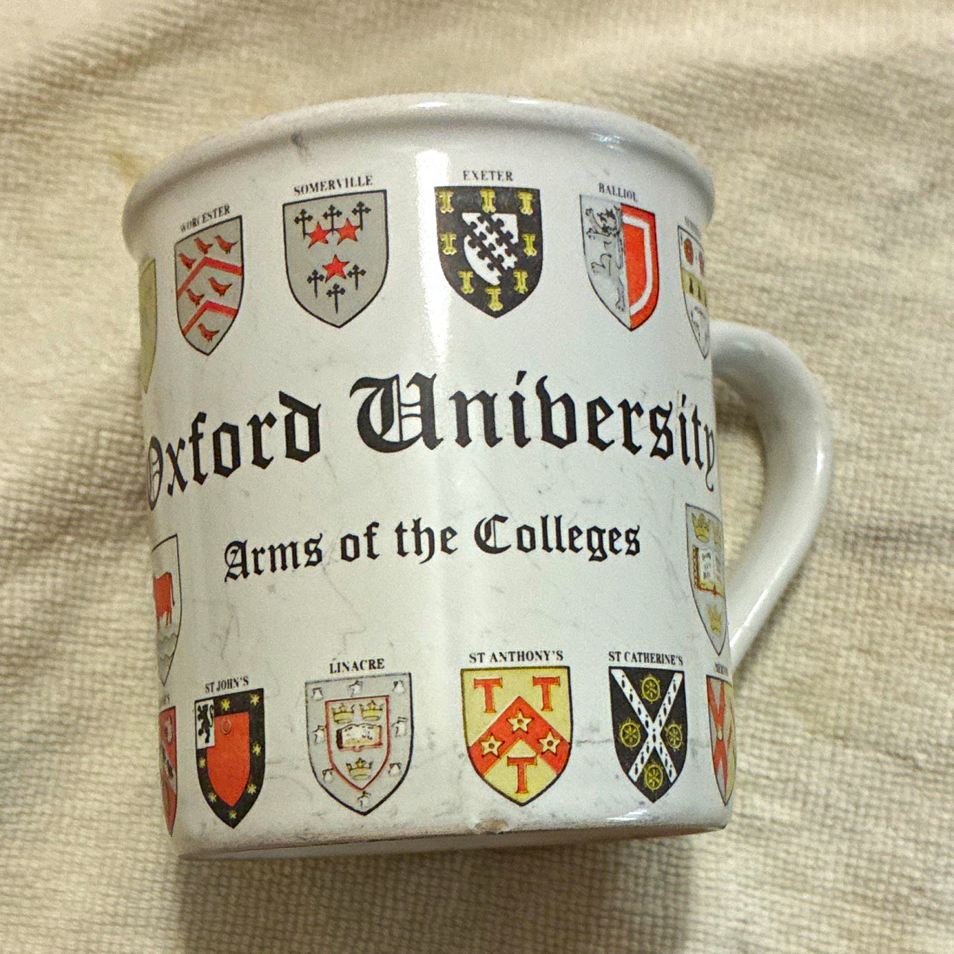 Oxford University Arms of the Colleges Mug, Colleges & Universities original