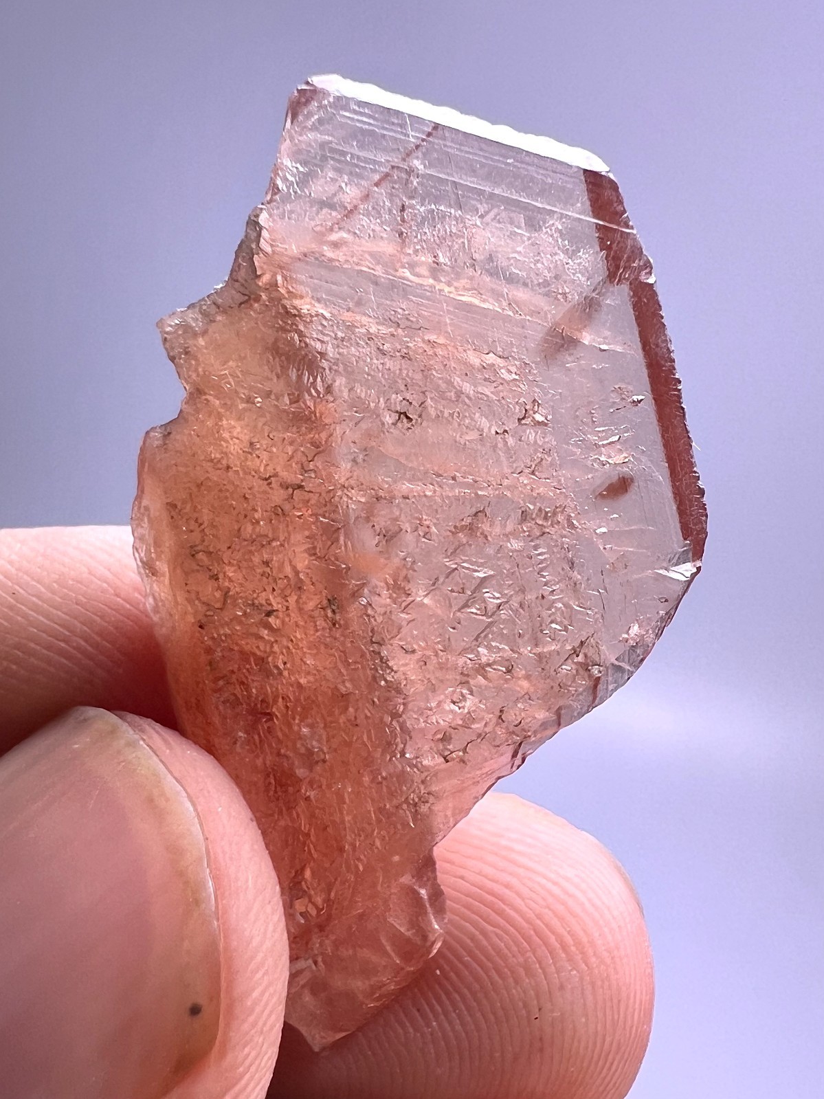 12 CT. Well Terminated Top Quality Rhodochrosite Crystal - Skardu, PAK
