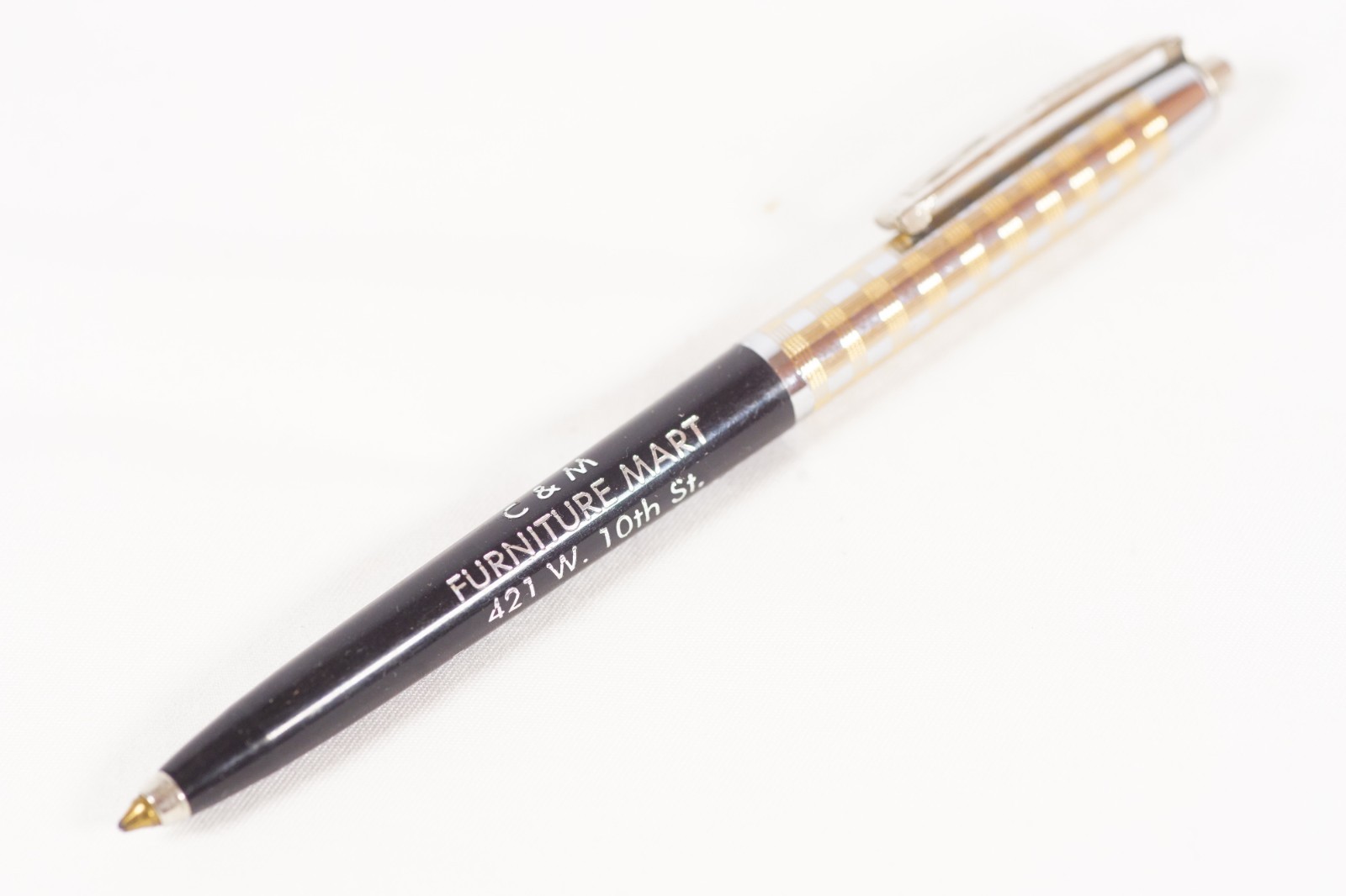 Vintage C&M Furniture Mart Borger Texas Advertising Ballpoint Pen