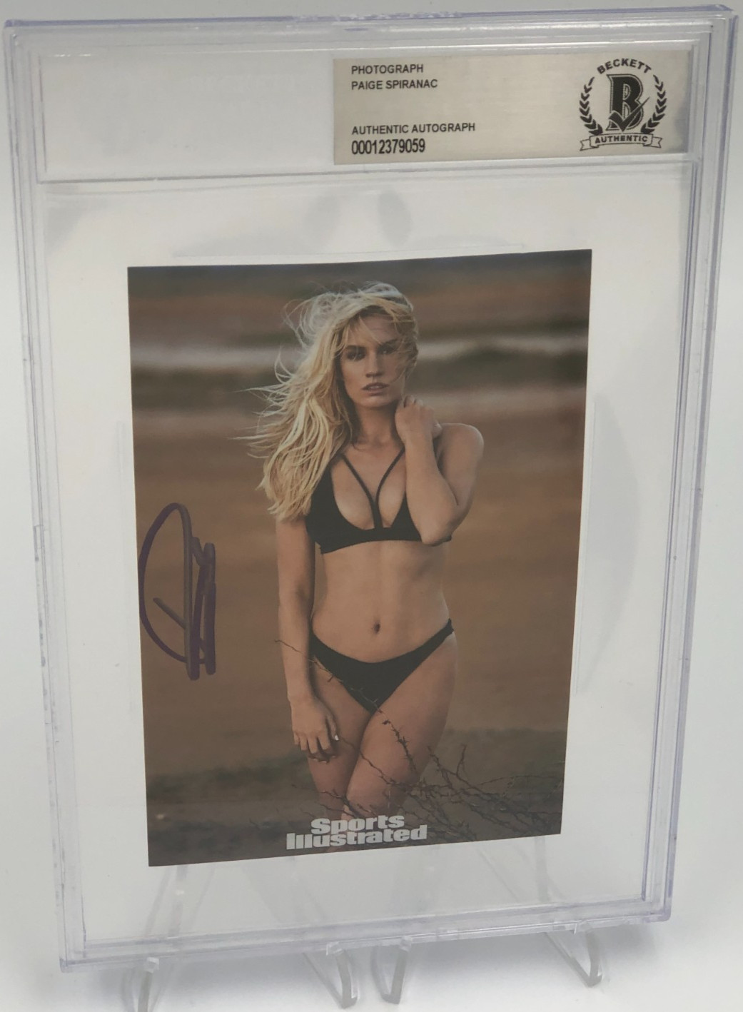 PAIGE SPIRANAC BECKETT AUTO Authentic 4