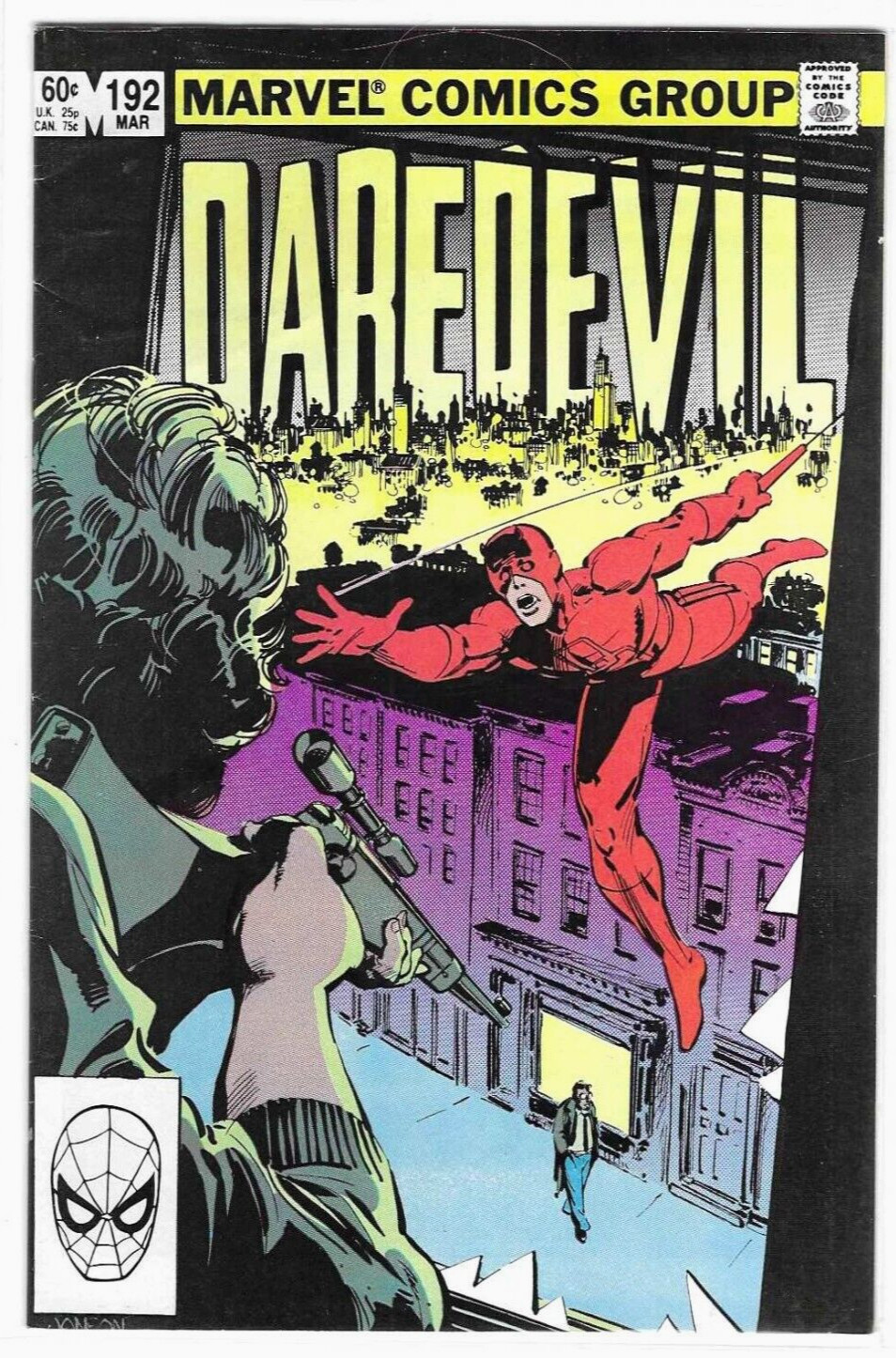 Daredevil #192 (Marvel 1983) Kingpin, VF/ 7.0