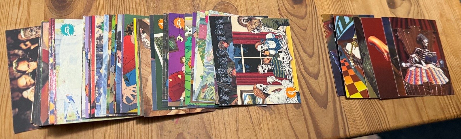 Goosebumps 1996 Complete Base Set Cards 1-54, Including 1-6 Embossed Foil Cards