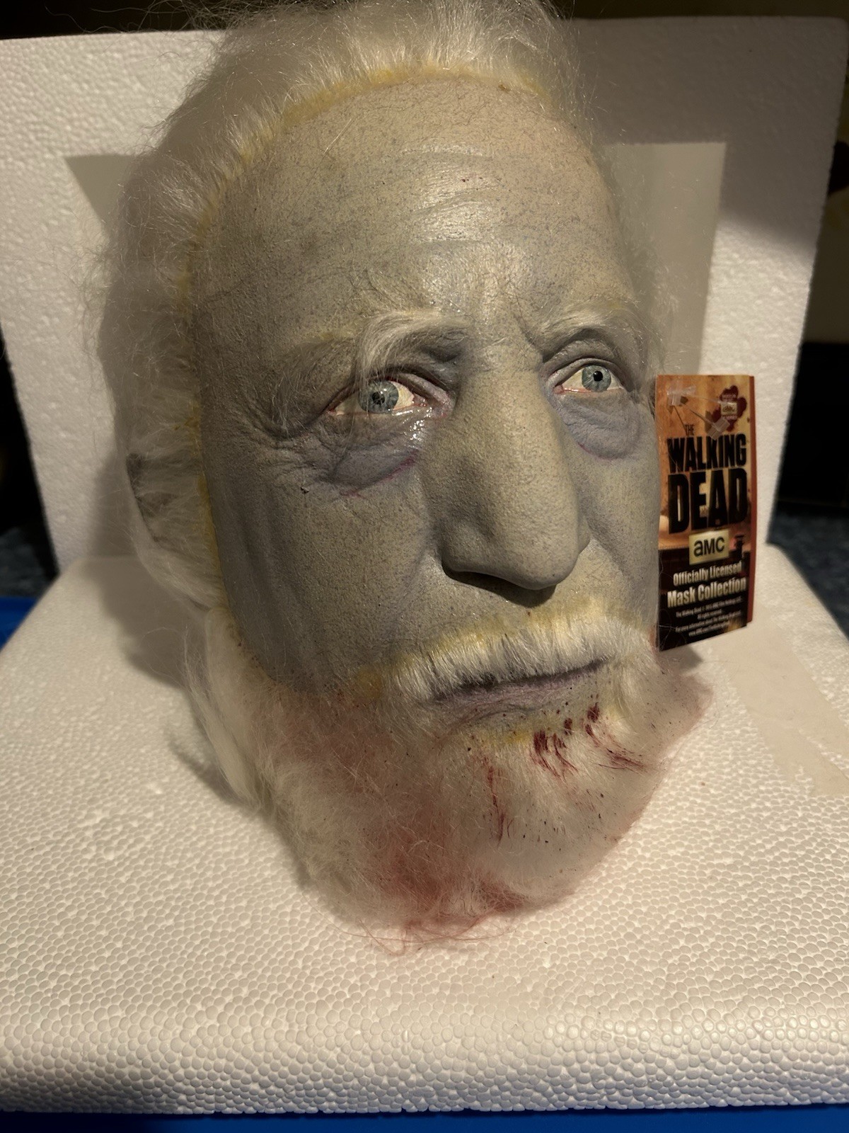 RARE 2015 Trick Or Treat Studios AMC Walking Dead Hershel Greene Head Prop w/tag