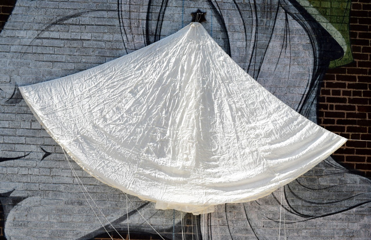 Original US 12 Foot Cargo Drop Chute Parachute 1943 Dated