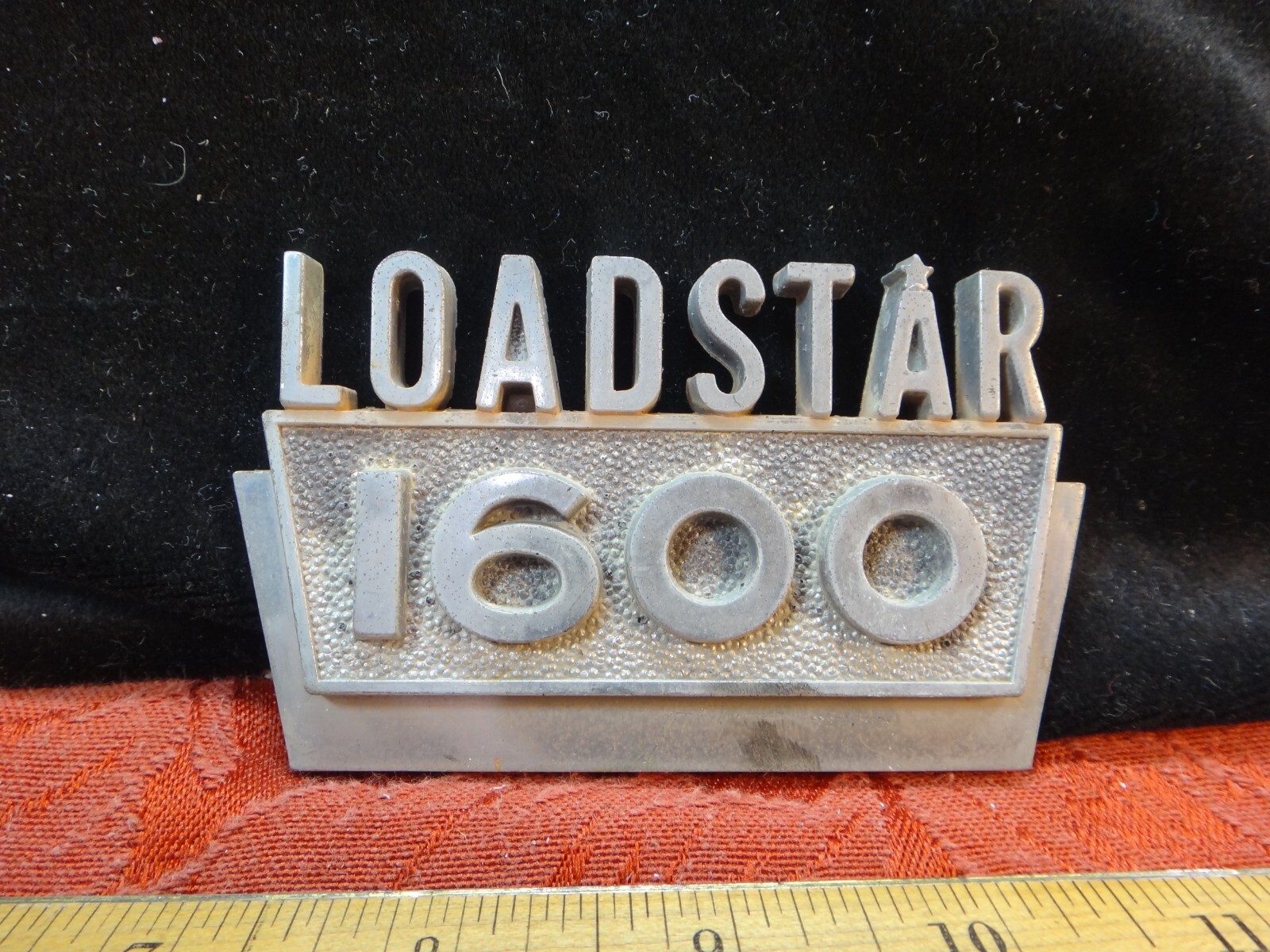 Vintage Loadstar 1600 Emblem Chrome Badge - Free S&H USA