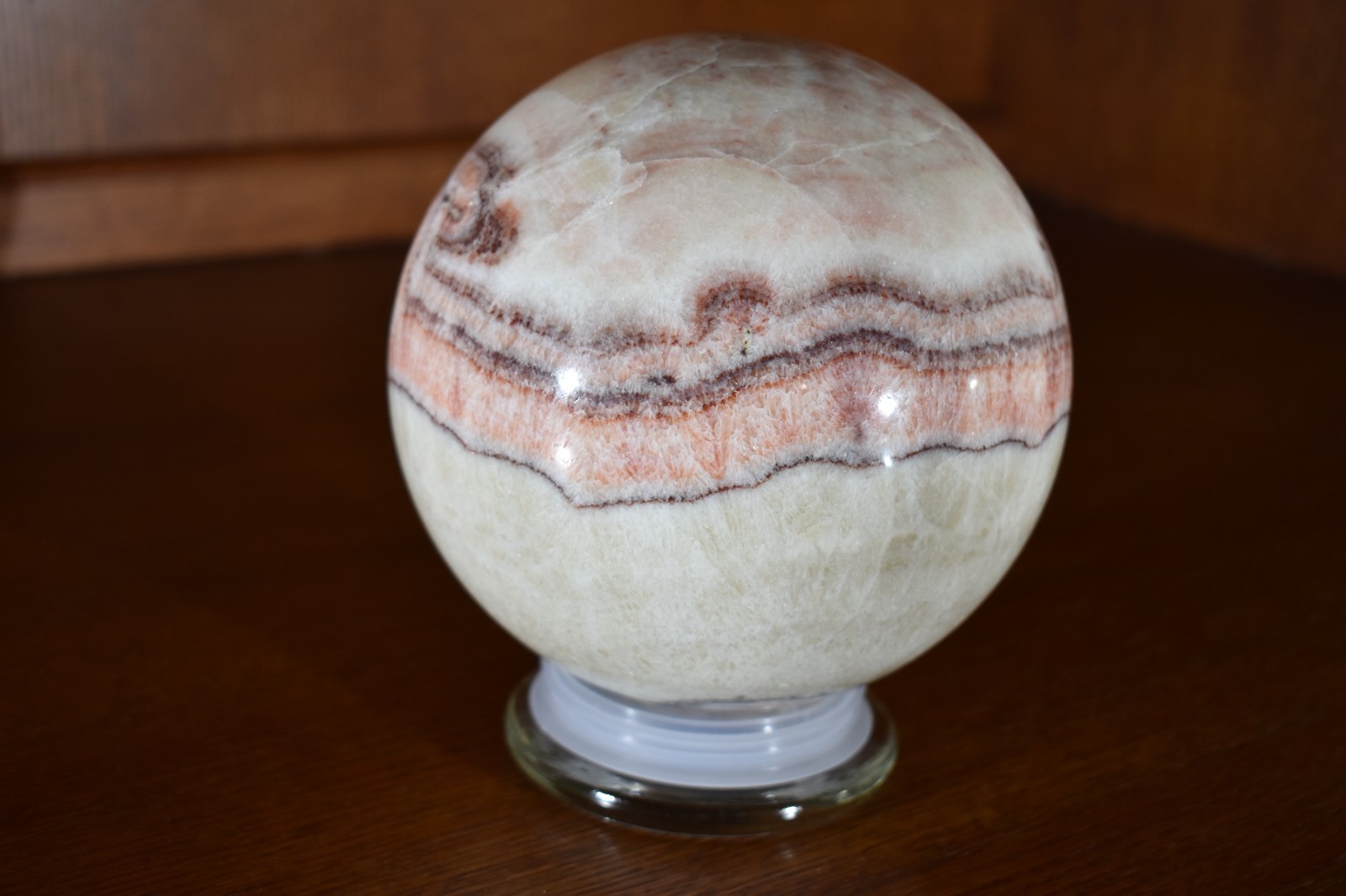 Banded Calcite Pork Stone 4728 grams 148 mm
