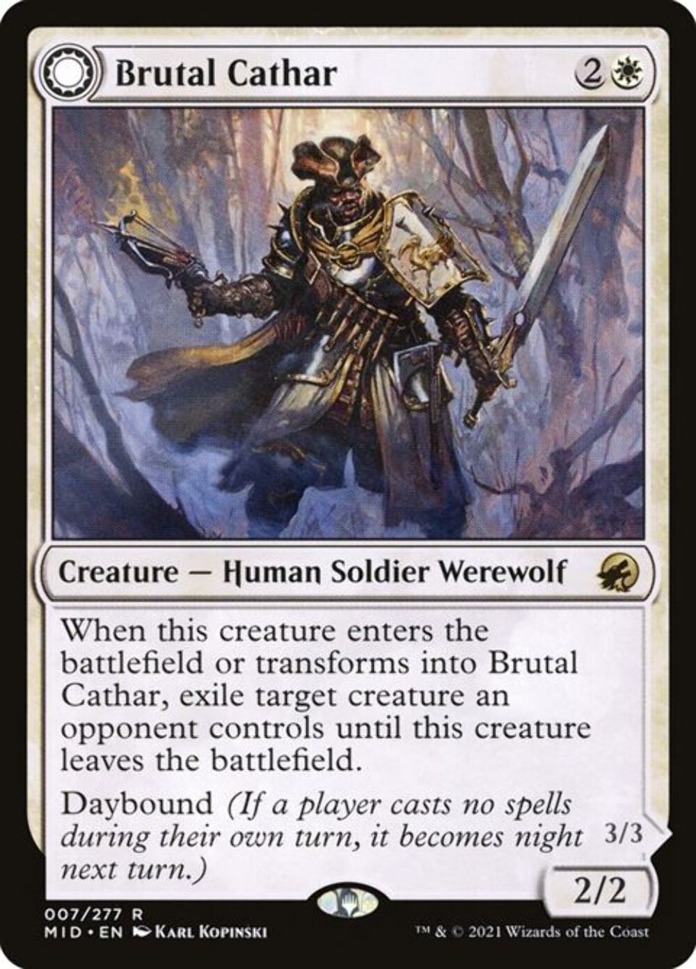 Brutal Cathar // Moonrage Brute (7)