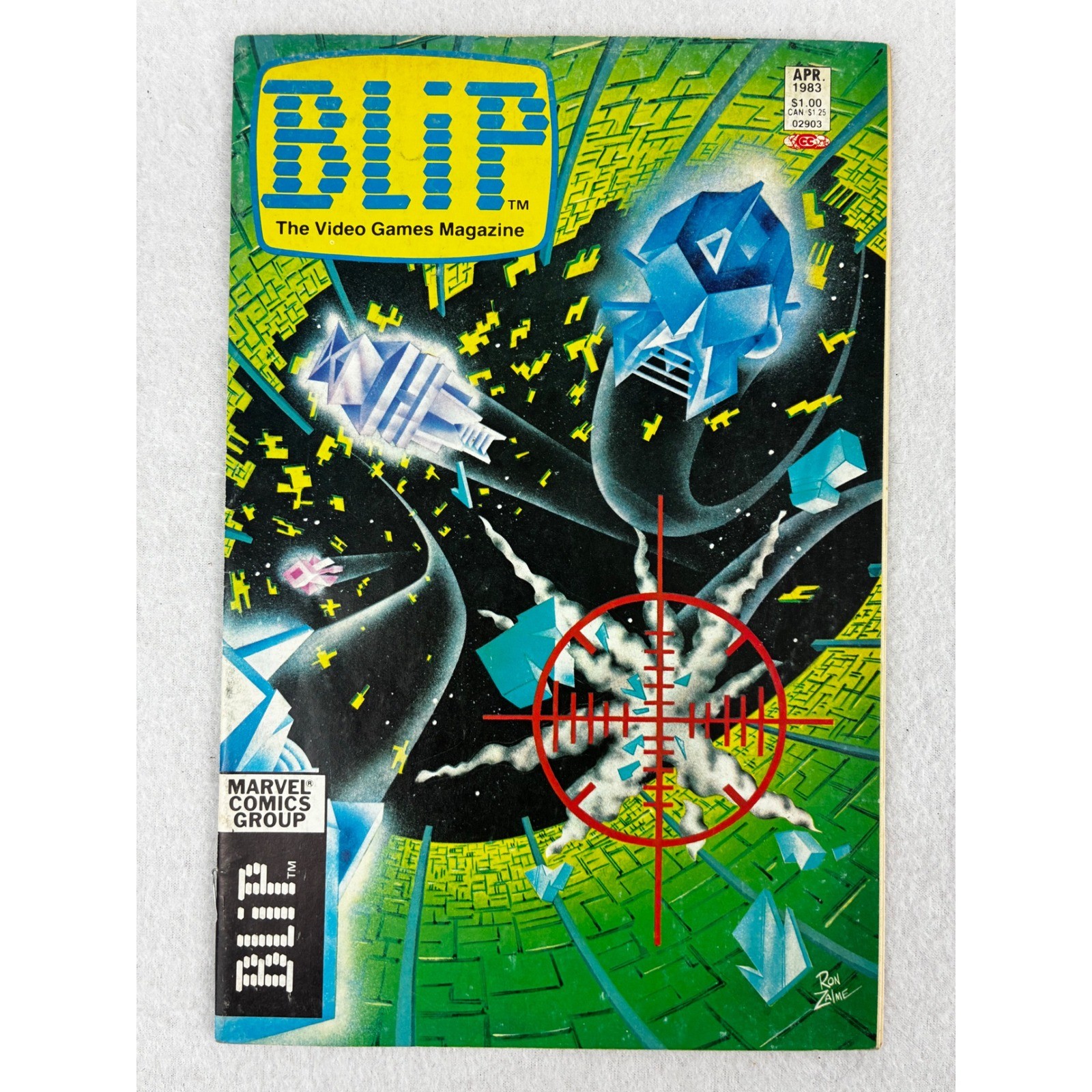 Blip Magazine Vol 1 No 3 1983 Marvel Comics Video Games Atari Intellivision