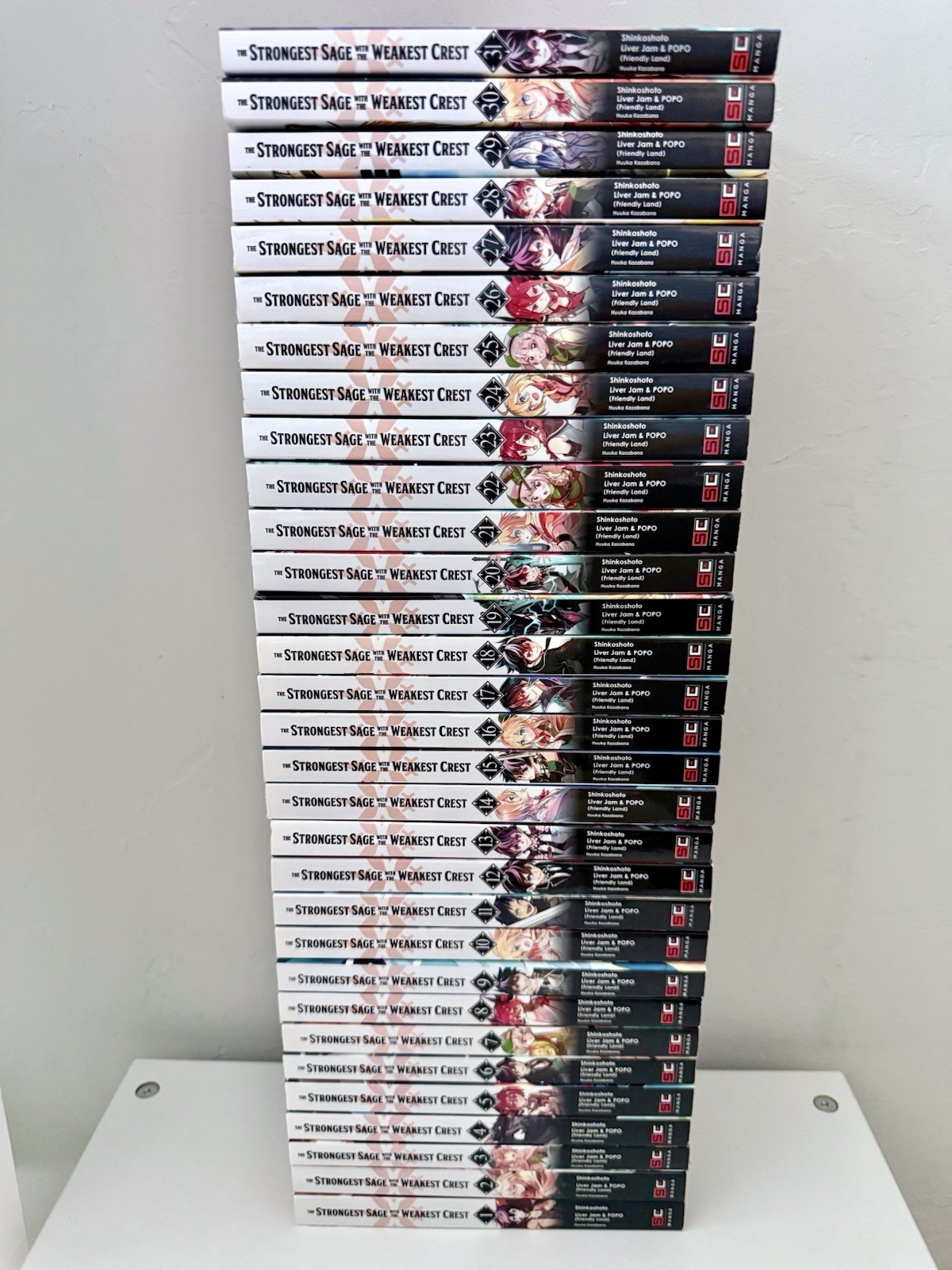 The Strongest Sage with the Weakest Crest Volumes 1-31 Manga Set Lot English