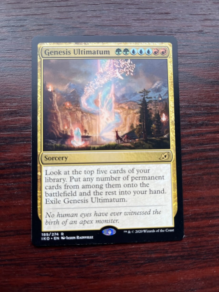 1x GENESIS ULTIMATUM - Ikoria - MTG  Magic the Gathering