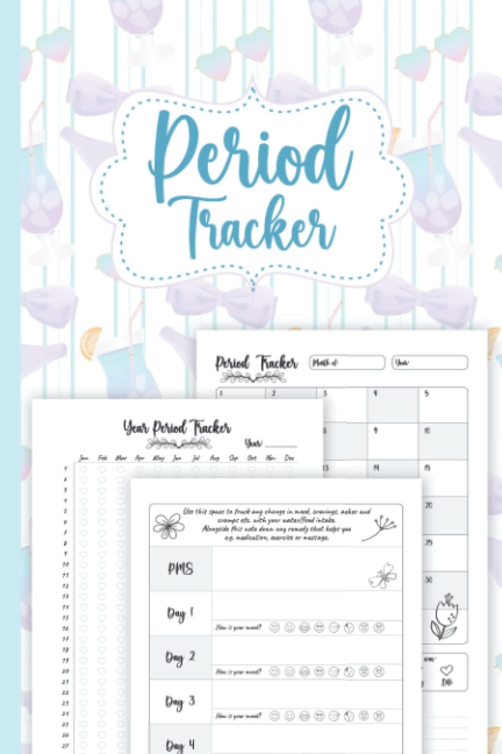 Period Tracker Journal For Teenager: Menstrual Cycle Tracker Journal (Sized 6 x