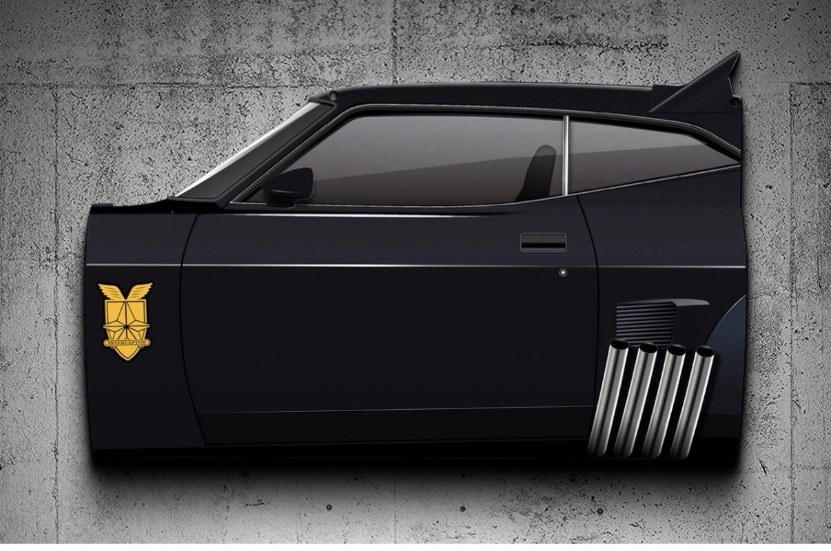 WOW  1973 Ford Falcon XB GT  Load Max Interceptor Movie Car Door Style Sign