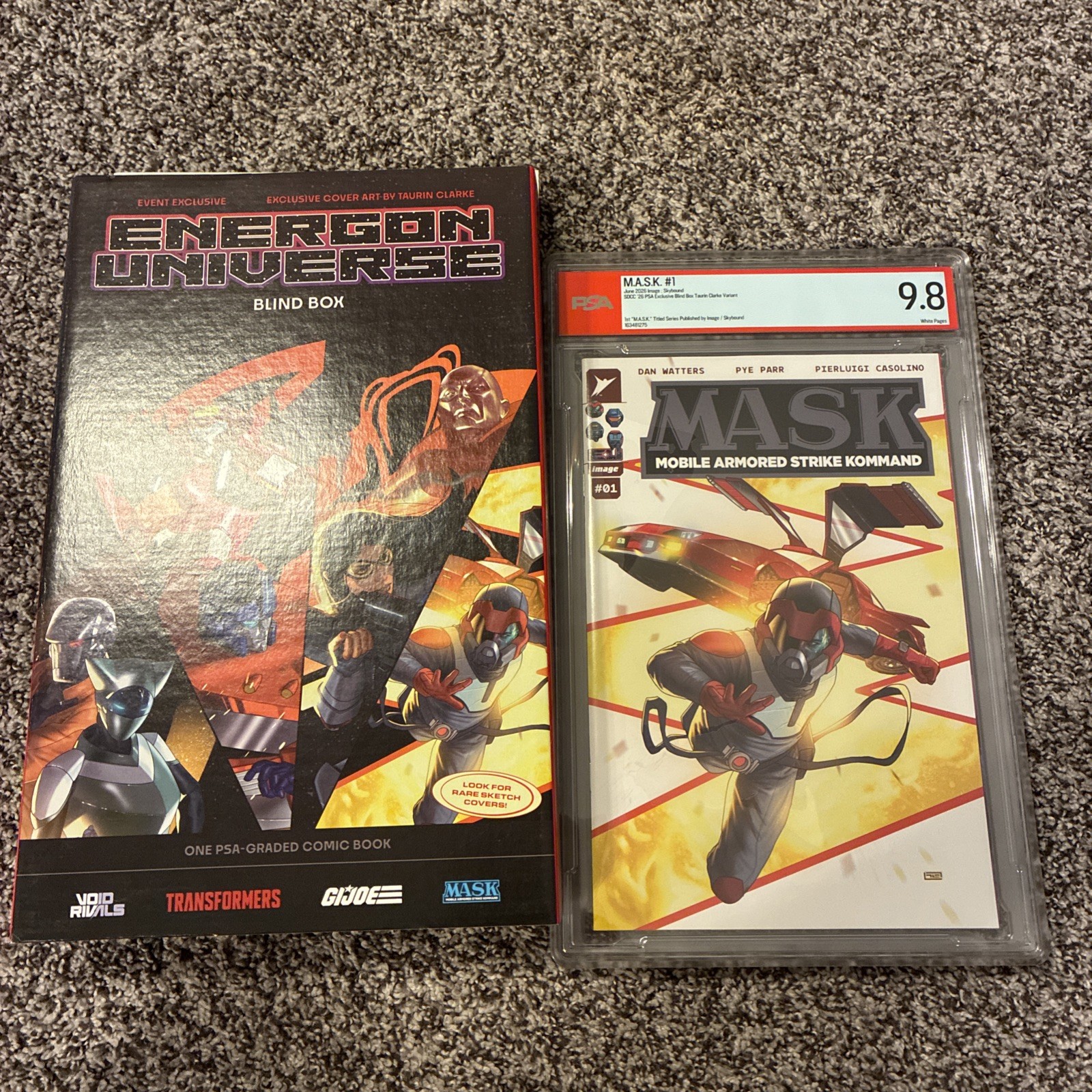 Image/Skybound M.A.S.K. #1 PSA 9.8 Energon Blind Box Variant Taurin Clarke