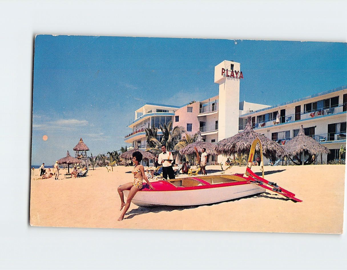 Postcard Hotel Playa Mazatlán Sinaloa Mexico