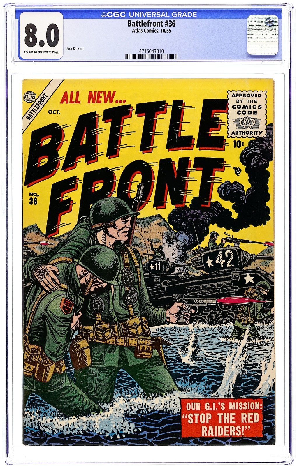 Battlefront #36 CGC 8.0 1955 4715043010