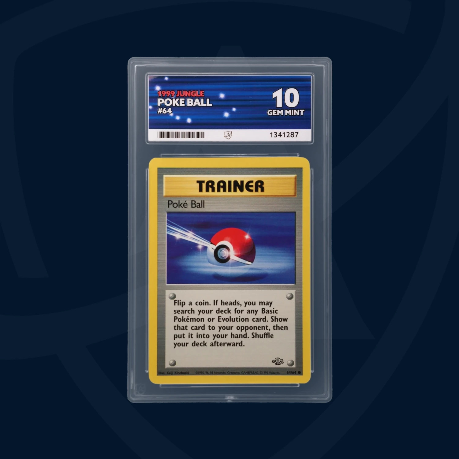 ACE 10 1999 Poke Ball Jungle 64/64 ACE 10 Pokemon WOTC