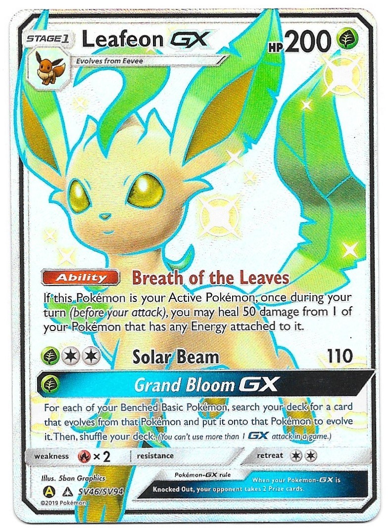 Pokemon TCG - Leafeon GX #SV46/SV94 - Shiny Vault - NM/M