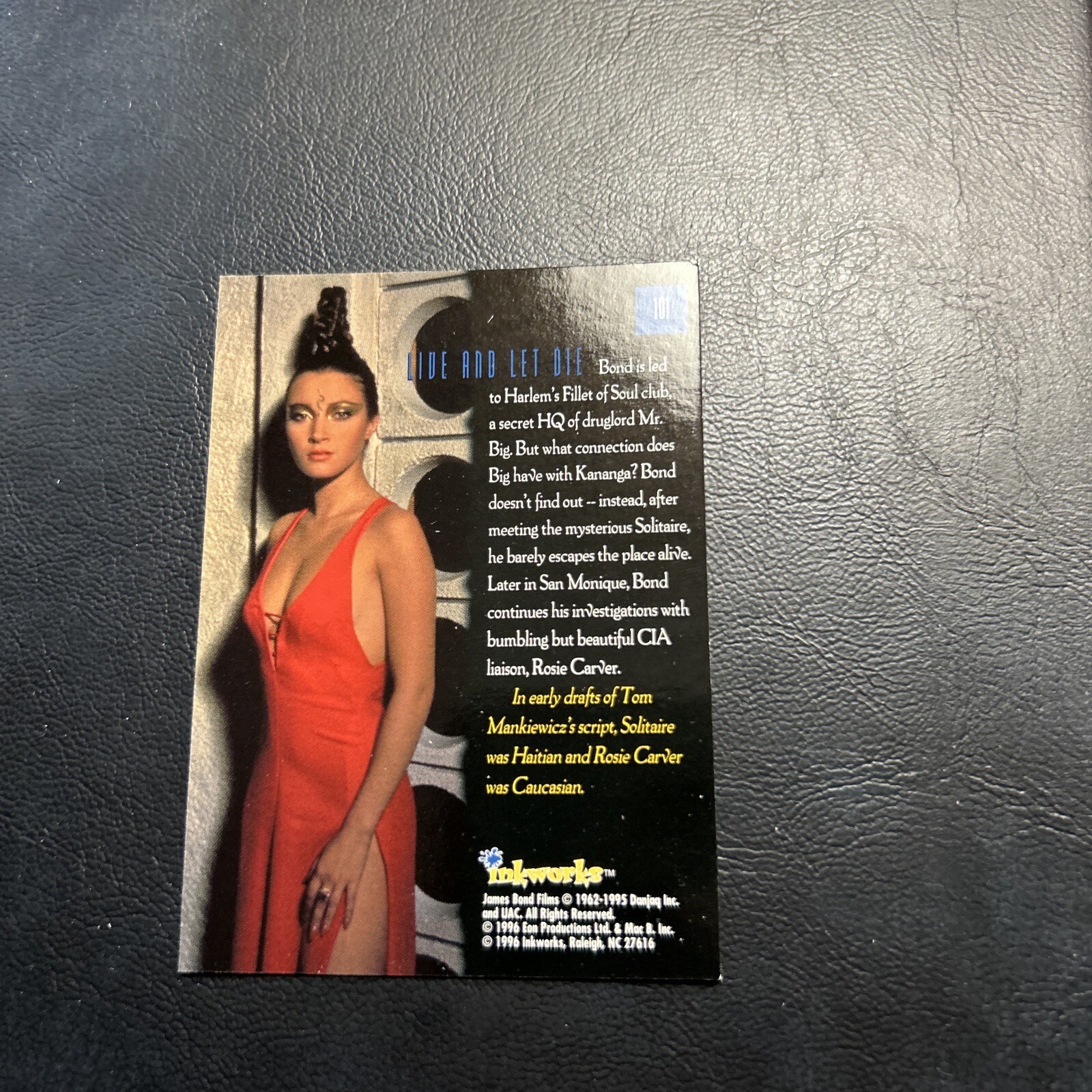 B4d James Bond Connoisseur Collection Vol. 2 007 #101 Jane Seymour Solitaire