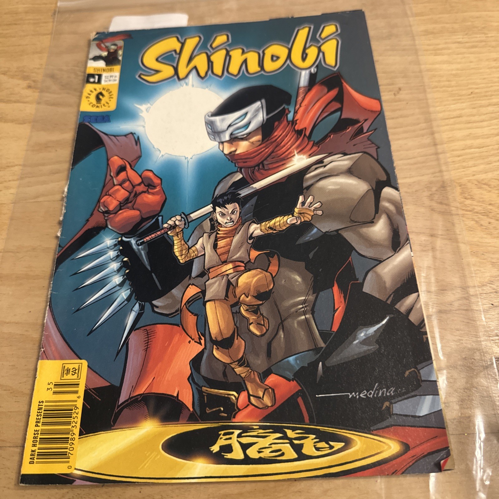 Shinobi #1 2002 Dark Horse Sega Game Comic Rise of Hotsuma 1st Series - NICE