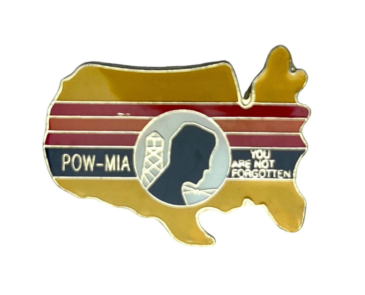 POW MIA American hat or lapel pin PPM F3D11AA