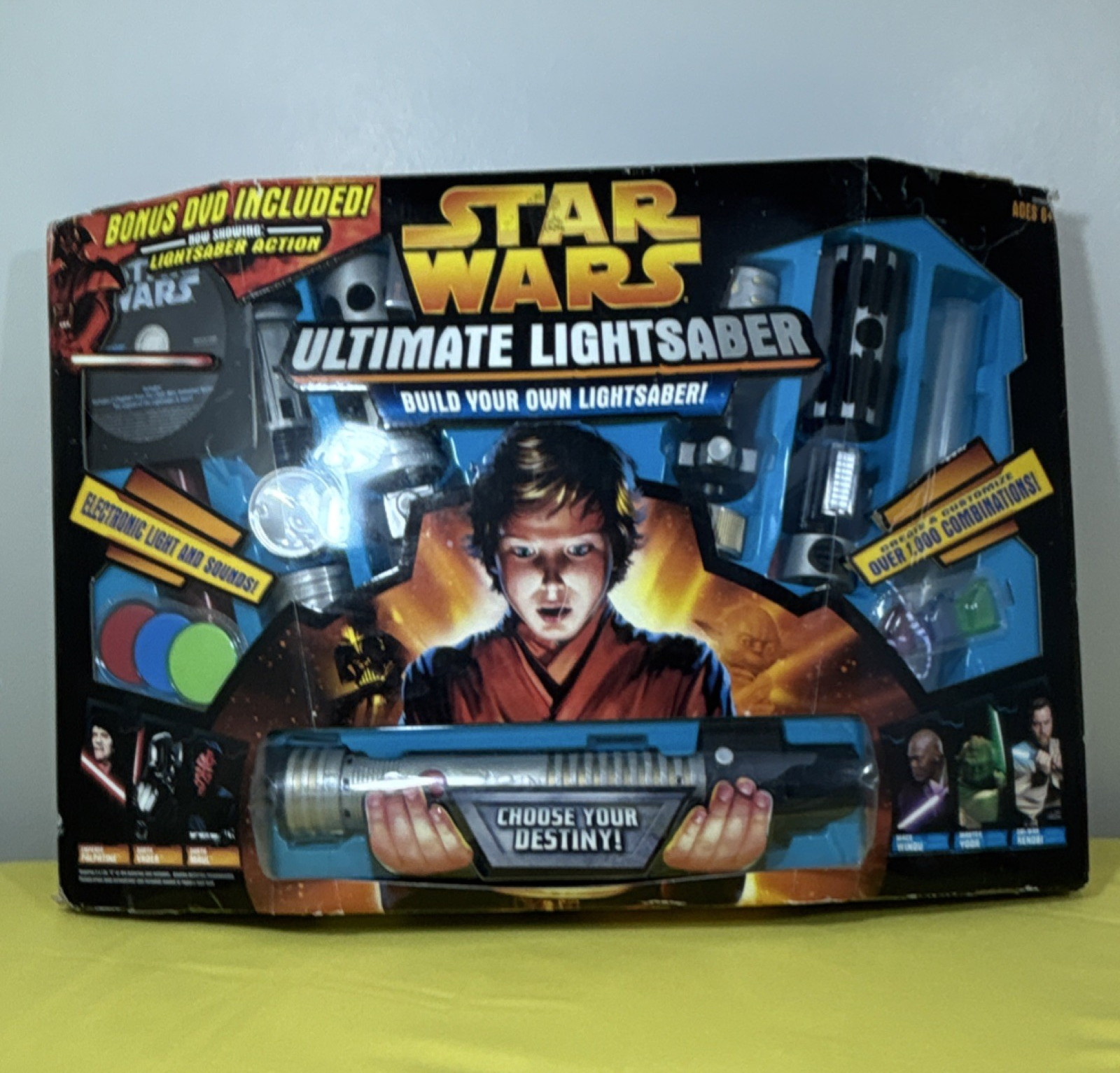 Hasbro Star Wars Ultimate Lightsaber Toy Multicolor Bonus DVD 2005 