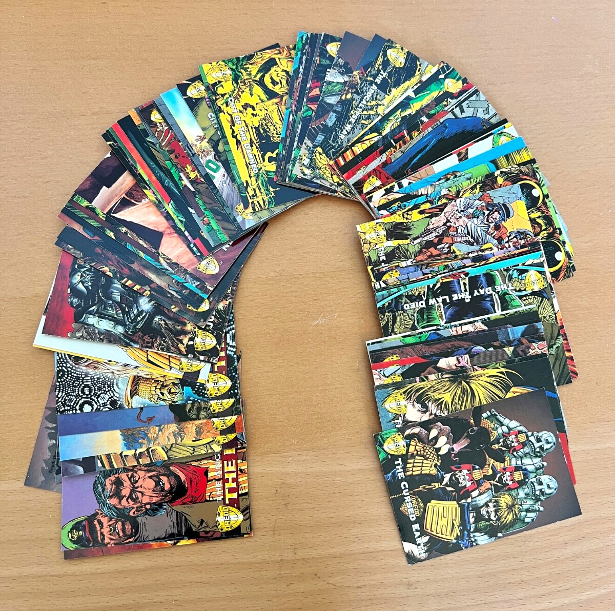 1995 Edge Entertainment Judge Dredd The Epics Complete 90 Trading Cards Base Set