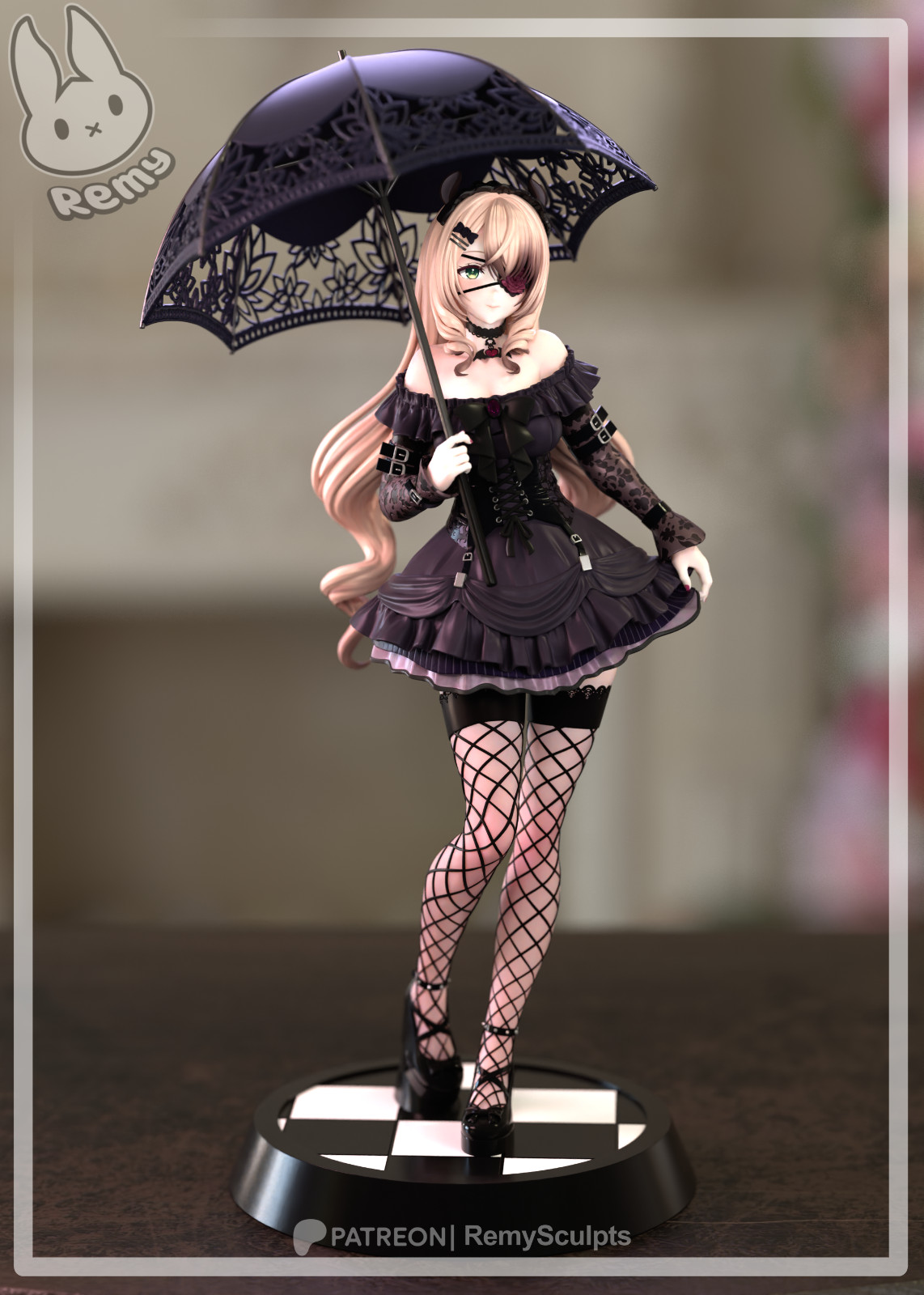 1:6 Nimi Nightmare Goth VTuber UNPAINTED High Quality Garage Kit