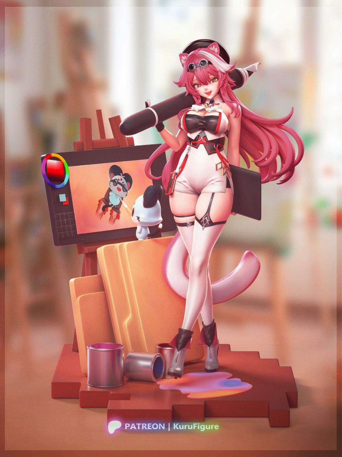 1:6 Raora Hololive EN UNPAINTED High Quality Garage Kit